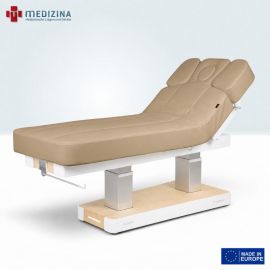Produktbild: Massageliege, Wellnessliege Naggura Nuuna S4 PRO+ mit Polsterheizung, Beige