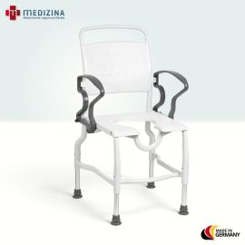Produktbild: Rebotec Duschstuhl Zwickau, Grau-Grau