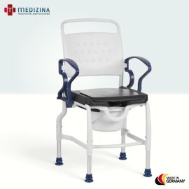 Produktbild: Rebotec Dusch- und Toilettenstuhl Konstanz, Grau-Blau