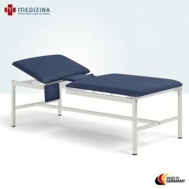 Produktbild: Echokardiographie-Liege »VS-CARDIO« mit 2 Echoausschnitten | 80 cm Liegenbreite, stationär
