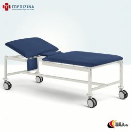 Produktbild: Echokardiographie-Liege »VS-CARDIO« mit 2 Echoausschnitten | 80 cm Liegenbreite, mobil