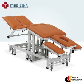 Chiropraktik Behandlungsliege  »THERA Amazona«  7-tlg. / fahrbar / Höhenverstellung hydraulisch 