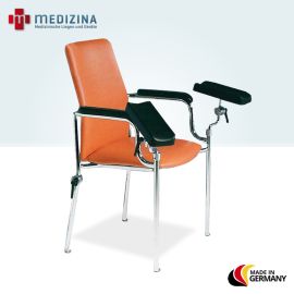 Blutentnahme-Sessel mit langer Rückenlehne | Modell HAEMO-SECUR Vario