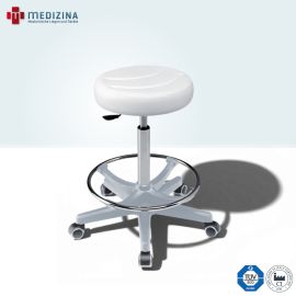 Lemi Drehhocker »021« extra hoch mit Fußring