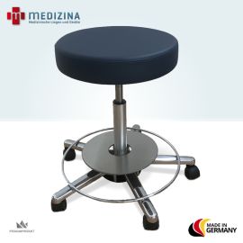 Premium Arbeitshocker, höhenverstellbar per Fußauslöser