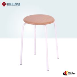 Gymnastikhocker mit Naturholzsitz »rund«