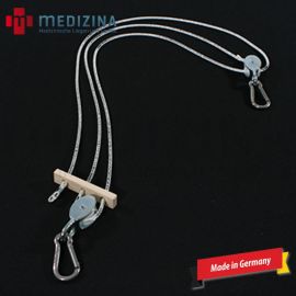 Flaschenzug mit Karabinerhaken