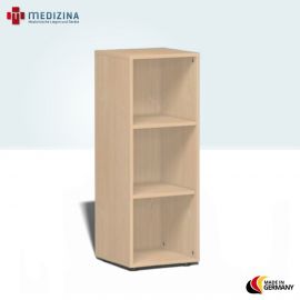 Produktbild: Geramöbel Regal mit Standfüßen, 40x40x110,4 cm, Buche