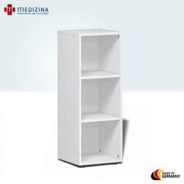 Produktbild: Geramöbel Regal mit Standfüßen, 40x40x110,4 cm, Weiß