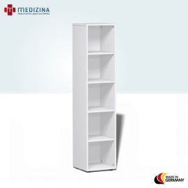 Produktbild Geramöbel Regal mit Standfüßen, 40x40x180,8 cm, Weiß