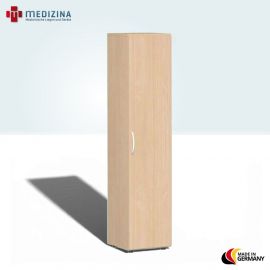 Produktbild Geramöbel Flügeltürenschrank mit Standfüßen, Griff links oder rechts, 40x42x180,8 cm, Buche/Buche