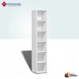 Produktbild: Geramöbel Regal mit Standfüßen, 40x40x216 cm, Weiß