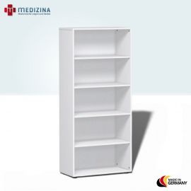 Produktbild Geramöbel Regal mit Standfüßen, 80x40x180,8 cm, Weiß