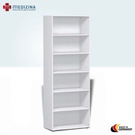 Produktbild Geramöbel Regal mit Standfüßen, 80x40x216 cm, Weiß