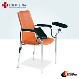 Blutentnahme-Sessel mit langer Rückenlehne | Modell HAEMO-SECUR Vario