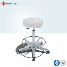 Produktbild: Lemi Drehhocker »035« mit Sattelsitz und Fußring