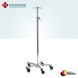 Fahrbarer Infusionsständer mit Höhenverstellung