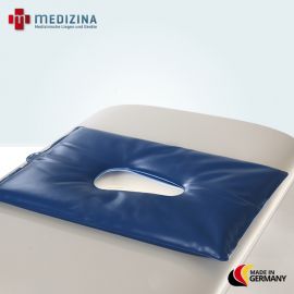 Gesichtsauflage-Kissen für Therapieliegen | Gelkissen in Blau