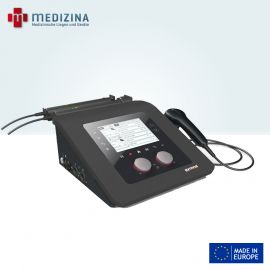 Gymna »Combi 200L« Kombinationstherapie und Lasertherapie in schwarz mit Netzkabel und Ultraschallkopf