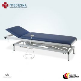 Höhenverstellbare Untersuchungsliege mit niedriger Einstiegshöhe