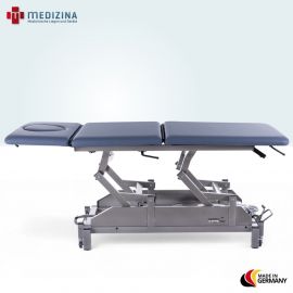Ausführung - 3tlg. Höhenverstellung elektrisch mit Erweiterungen / Individual Polsterung, Fahrbar