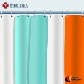 Hygienischer Duschvorhang in verschiedenen Farben