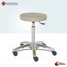 Rollhocker Stolzenberg »MAXI« | optional mit 360° Ringauslösung und Rückenlehne