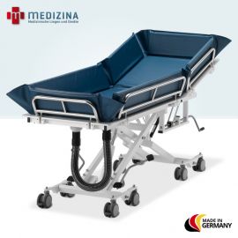 Duschwagen XL höhenverstellbar, mit gepolsterter Wanne