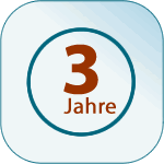Bis zu 3 Jahre Garantie