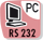 PC Anschluss RS232