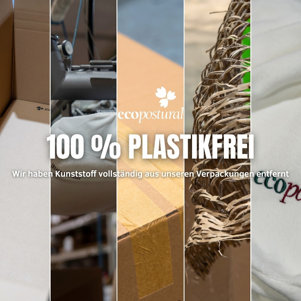 Ecopostural Nachhaltigkeitskonzept - 100 Prozent plastikfrei