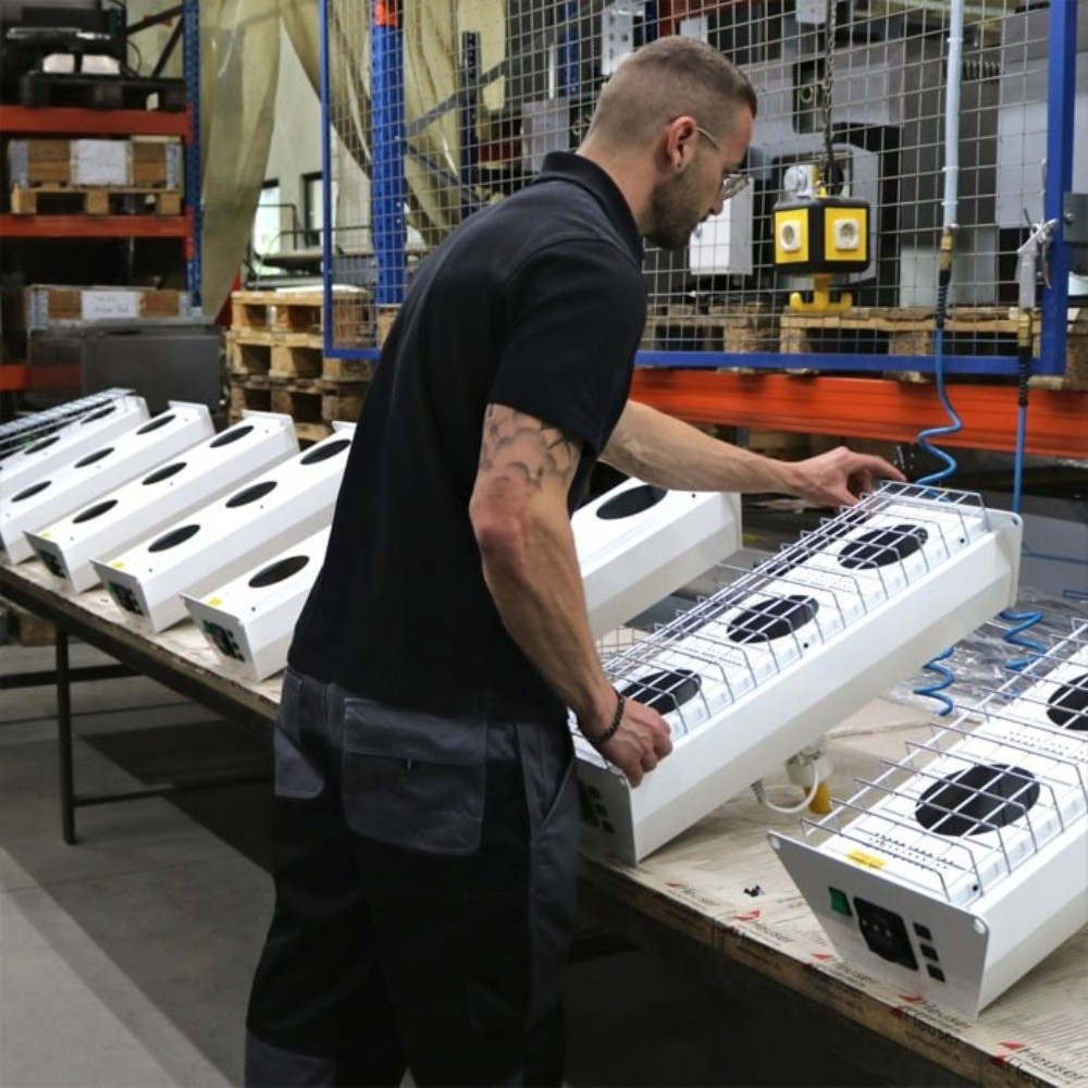 Heuser Infrarotstrahler Montage