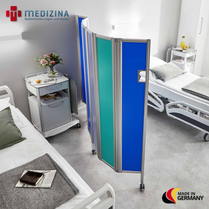 Desinfizierbare Paravents für Klinik und Praxis